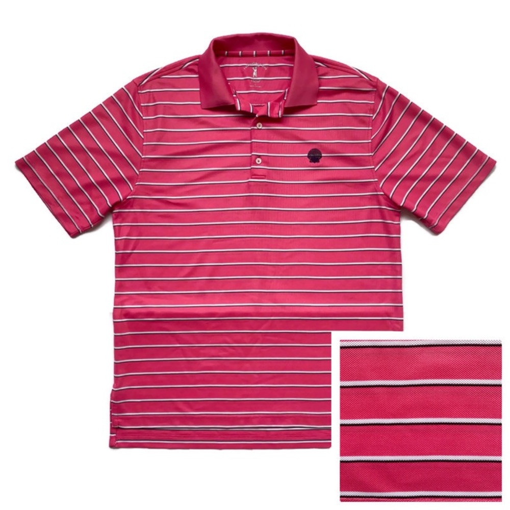 Fairway & Greene Tech Men’s Golf Polo Pink - Large